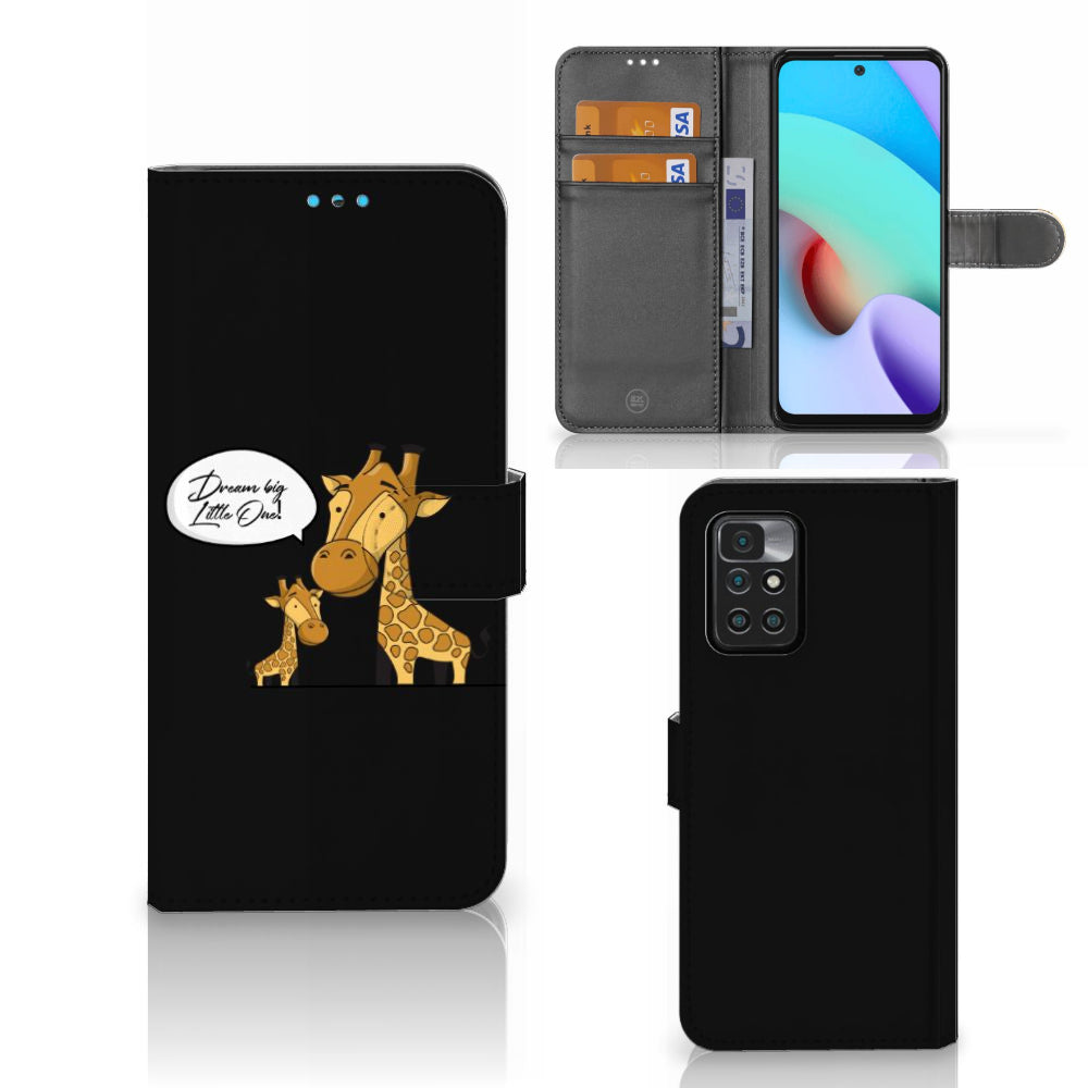 Xiaomi Redmi 10 Leuk Hoesje Giraffe