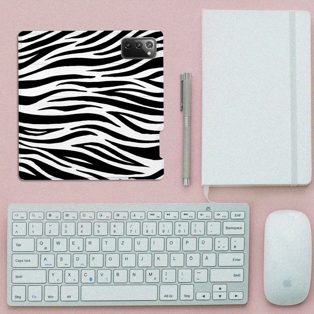 Samsung Galaxy Note20 Hoesje maken Zebra - B2C Telecom