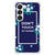 Samsung Galaxy S23 Anti Shock Case Flowers Blue DTMP B2C Telecom