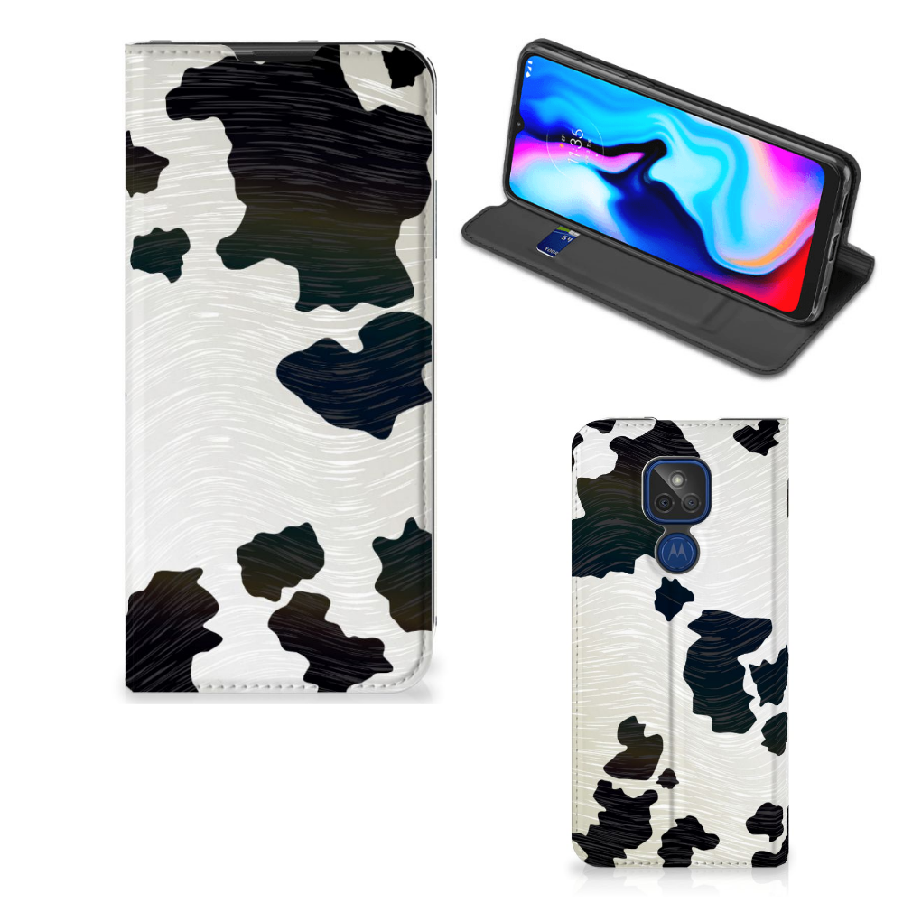 Motorola Moto G9 Play Hoesje maken Koeienvlekken - B2C Telecom
