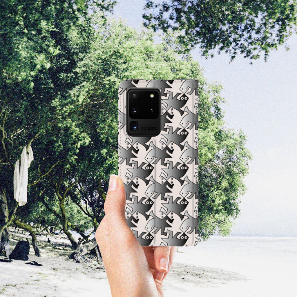 Samsung Galaxy S20 Ultra Hoesje maken Salamander Grey - B2C Telecom