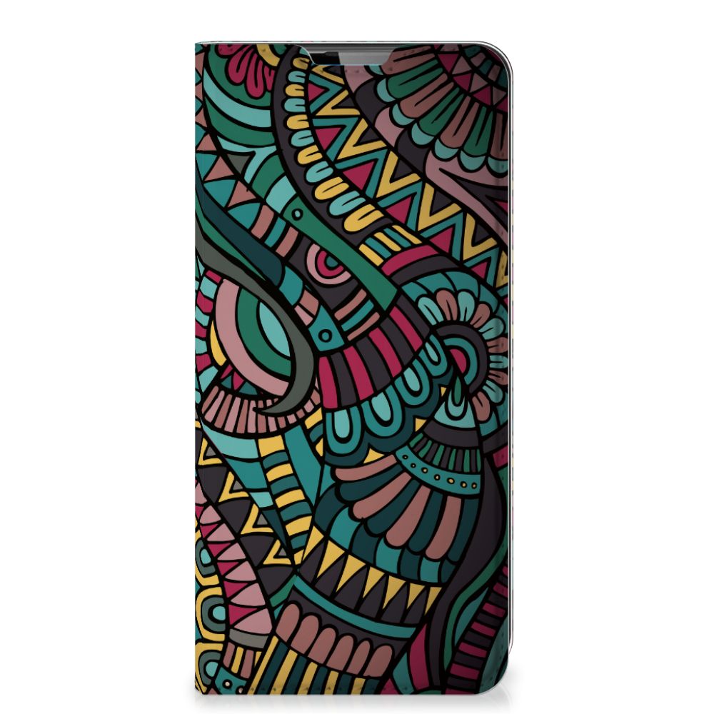 Motorola Moto G9 Plus Hoesje met Magneet Aztec - B2C Telecom