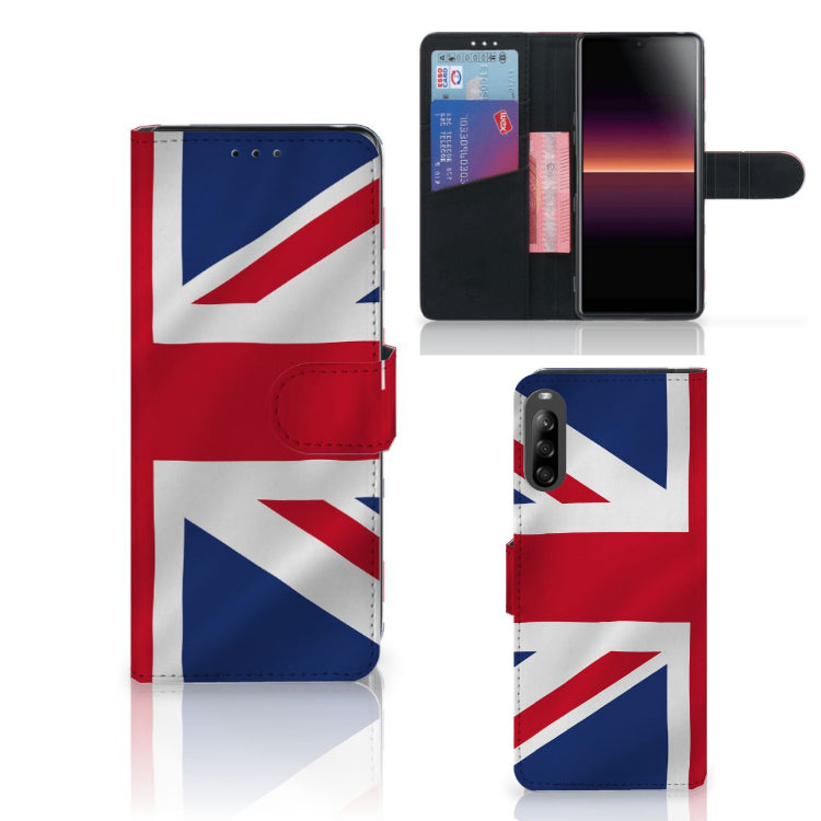 Sony Xperia L4 Bookstyle Case Groot-Brittannië