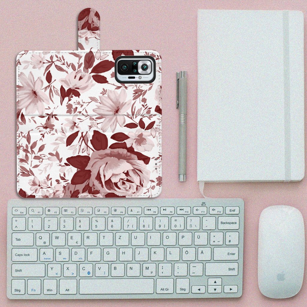 Hoesje Xiaomi Redmi Note 10 Pro Watercolor Flowers