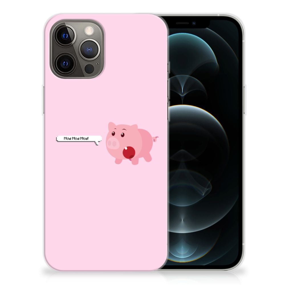 iPhone 12 Pro Max Telefoonhoesje met Naam Pig Mud B2C Telecom
