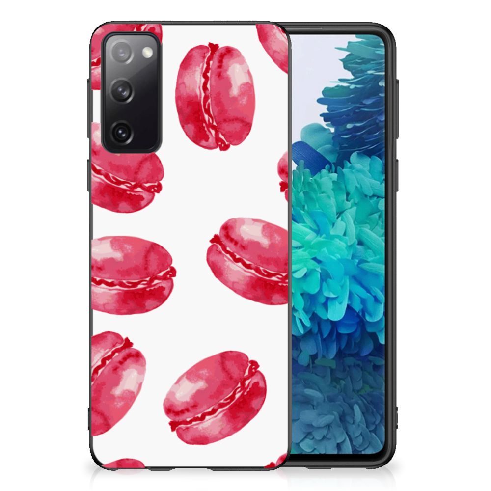 Samsung Galaxy S20 Silicone Case Pink Macarons