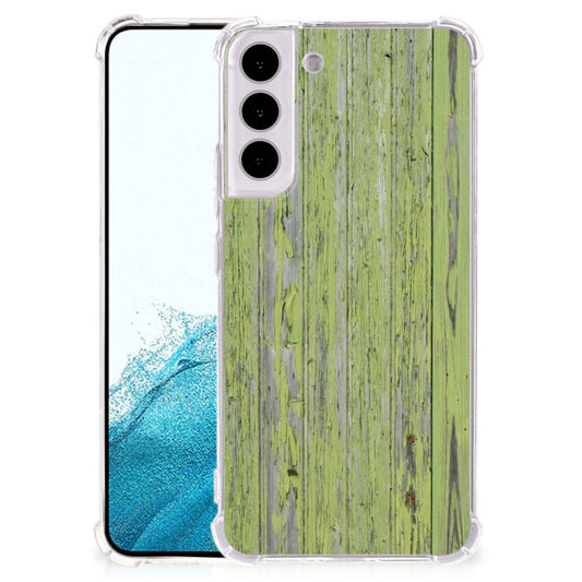 Samsung Galaxy S22 Plus Stevig Telefoonhoesje Green Wood