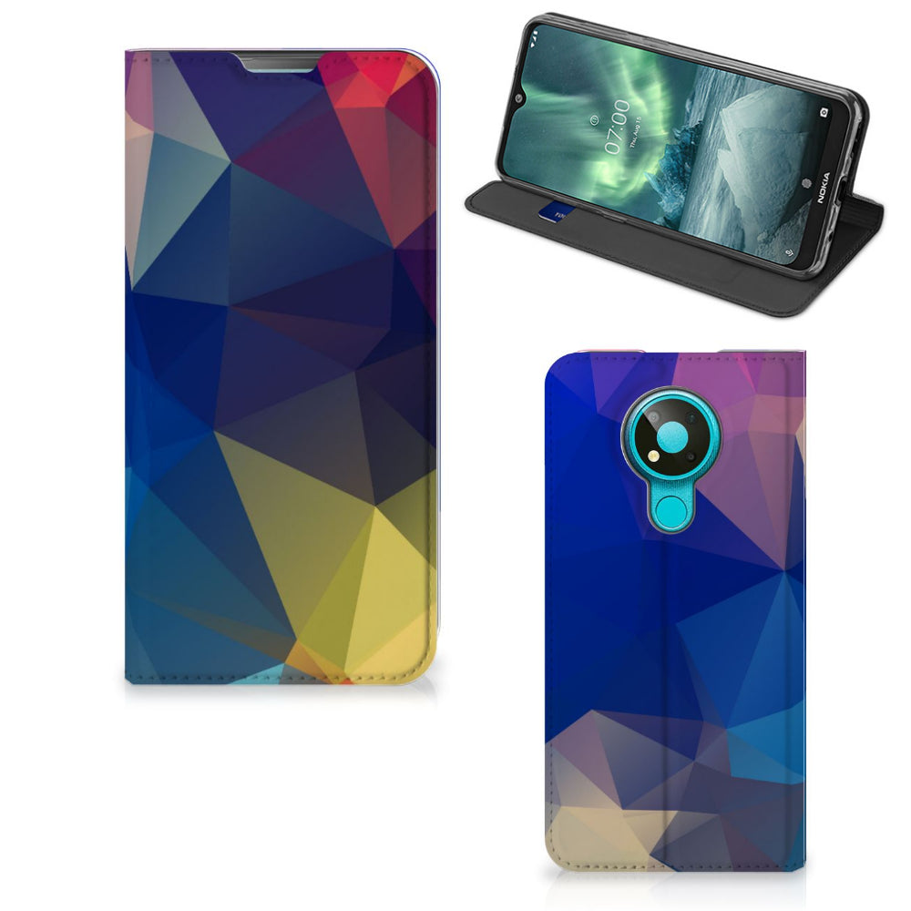 Nokia 3.4 Stand Case Polygon Dark