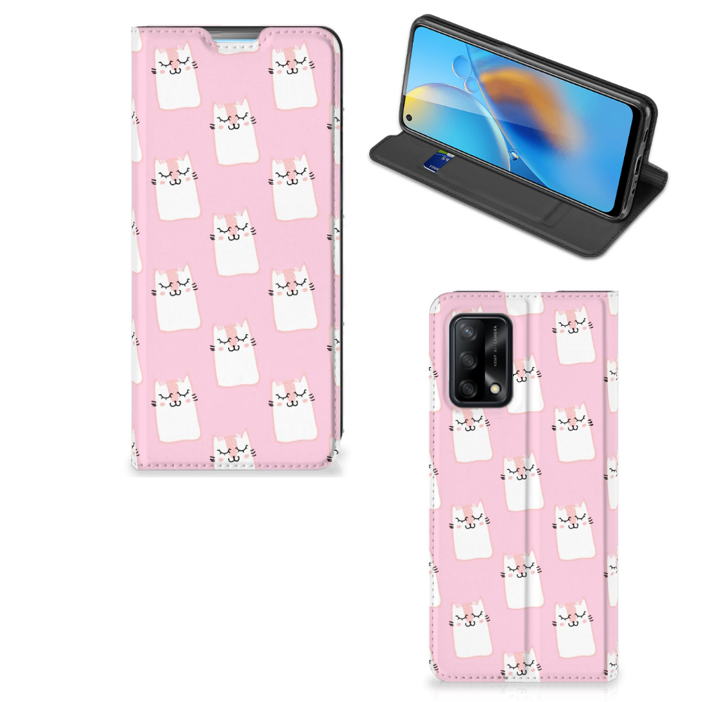 OPPO A74 4G Hoesje maken Sleeping Cats - B2C Telecom