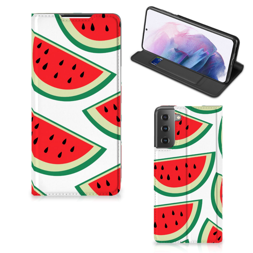 Samsung Galaxy S21 Plus Flip Style Cover Watermelons - B2C Telecom