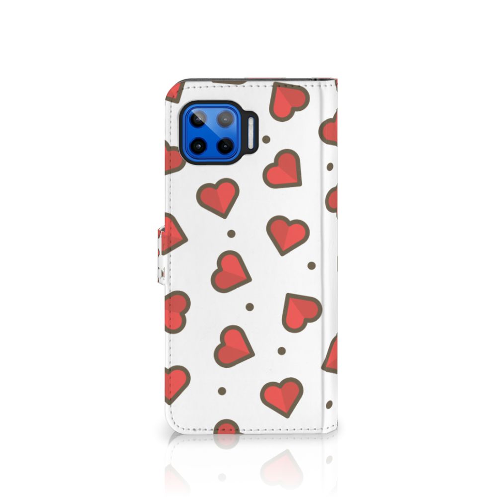 Motorola Moto G 5G Plus Telefoon Hoesje Hearts