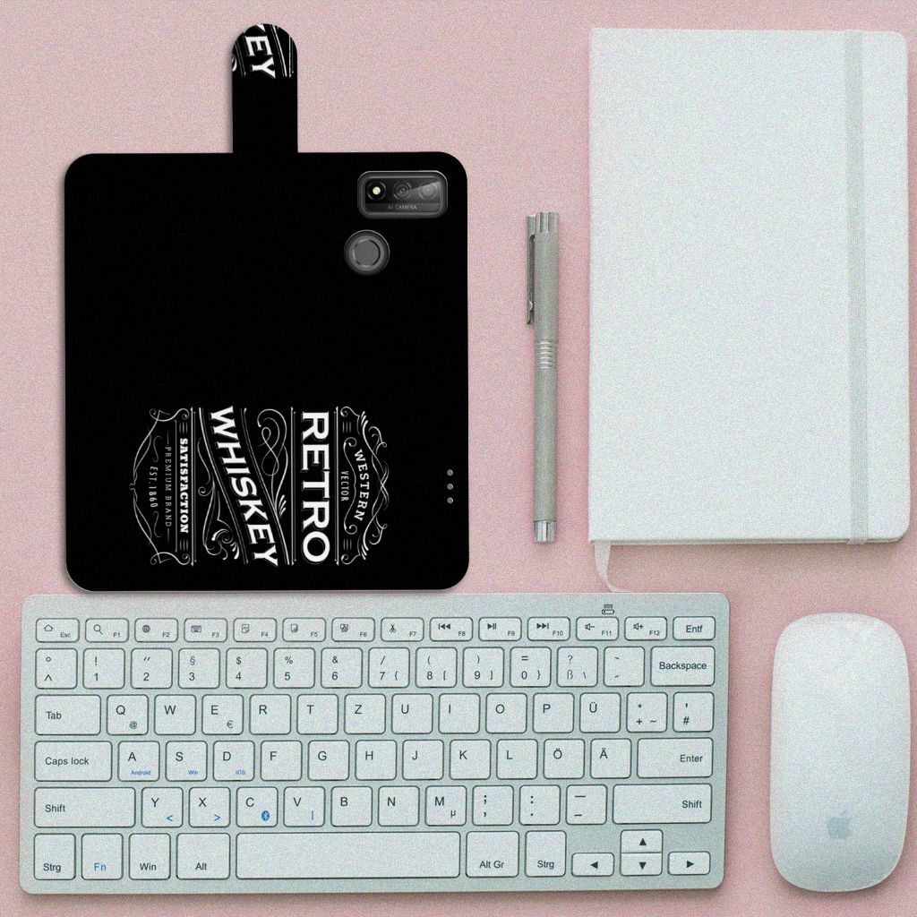 Huawei P Smart 2020 Book Cover Whiskey