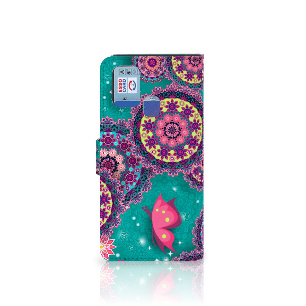 Samsung Galaxy M31 Hoesje Cirkels en Vlinders