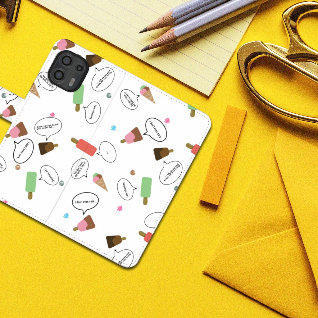 Motorola Edge 20 Lite Book Cover IJsjes