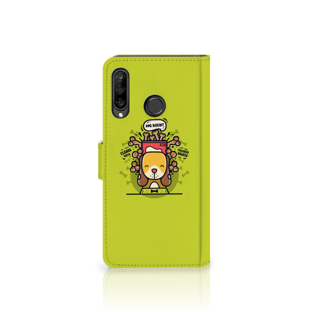 Huawei P30 Lite (2020) Leuk Hoesje Doggy Biscuit