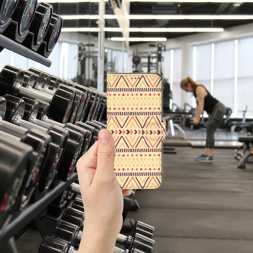 OPPO Find X5 Telefoon Hoesje Aztec Yellow