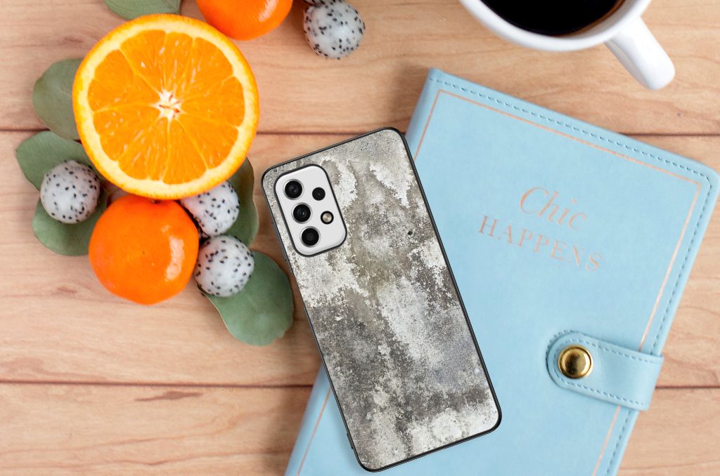 Samsung Galaxy A23 Marmeren Print Telefoonhoesje Beton Print B2C Telecom