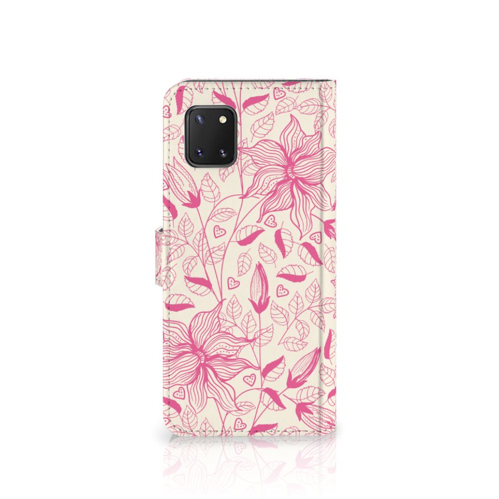 Samsung Note 10 Lite Hoesje Pink Flowers
