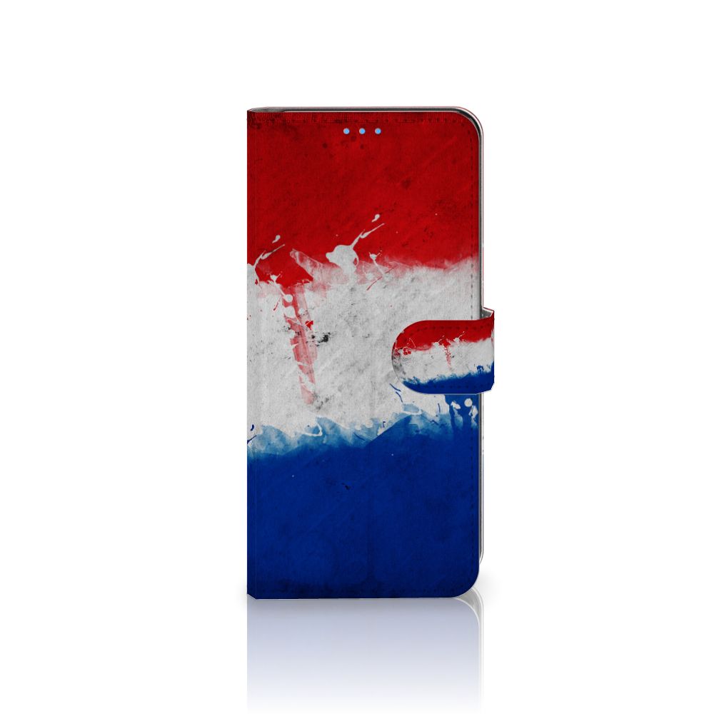 Xiaomi Mi 10T Pro | Mi 10T Bookstyle Case Nederland met artistiek design van de Nederlandse vlag.