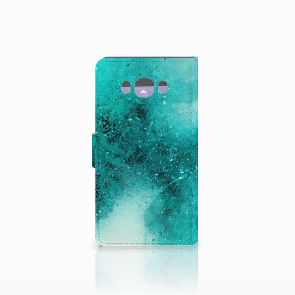 Hoesje Samsung Galaxy J7 2016 Painting Blue