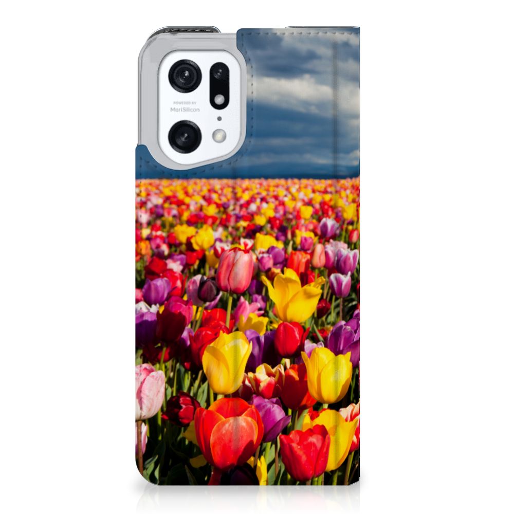 OPPO Find X5 Pro Smart Cover Tulpen - B2C Telecom