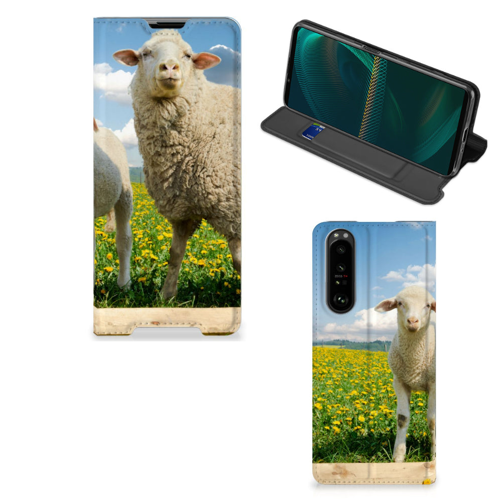 Sony Xperia 5 III Hoesje maken Schaap en Lammetje