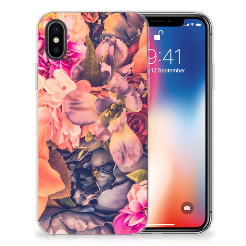 Apple iPhone X | Xs TPU Case Bosje Bloemen