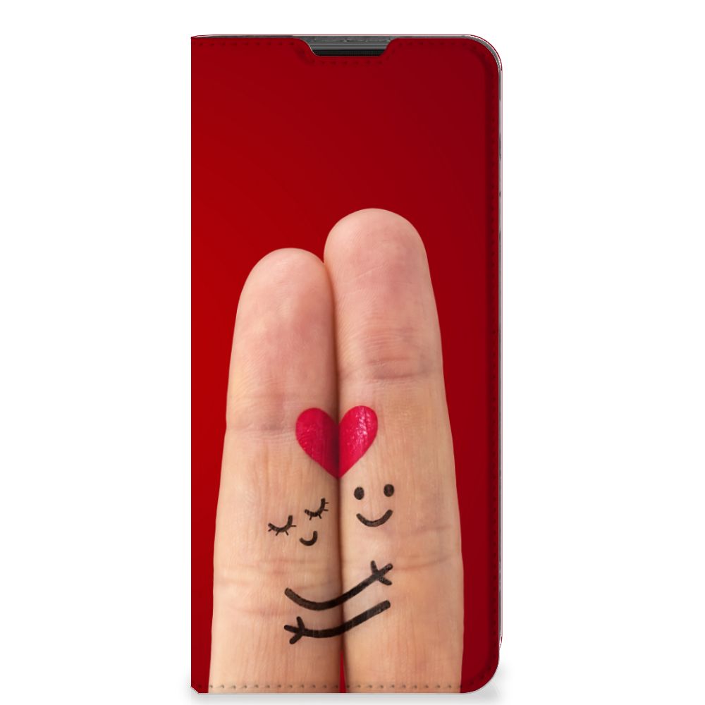 Motorola Moto G51 5G Hippe Standcase Liefde - Origineel Romantisch Cadeau