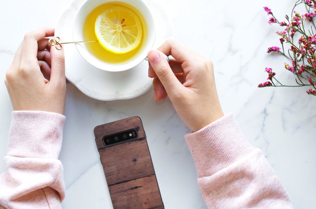 Samsung Galaxy S10 Grip Case Old Wood B2C Telecom