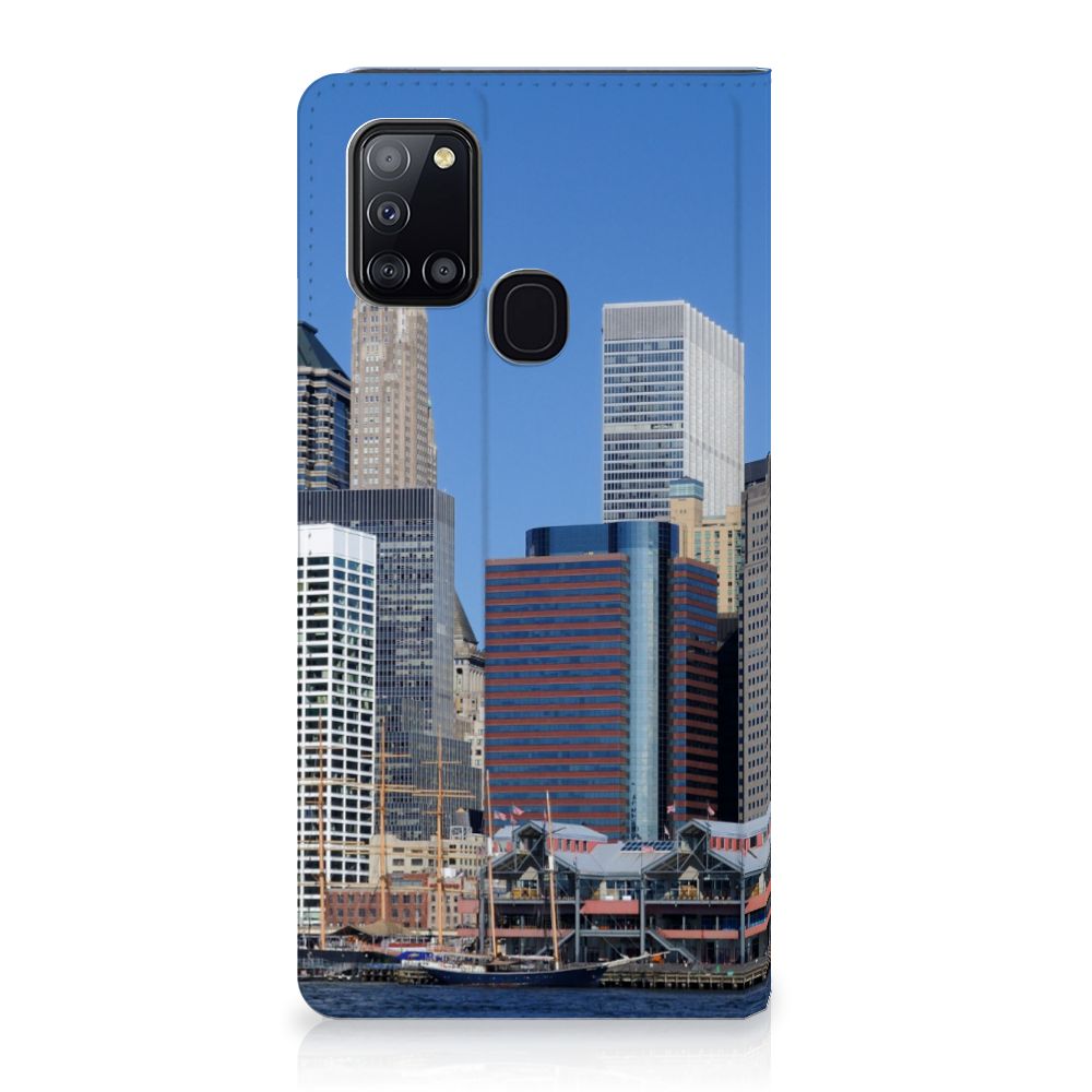 Samsung Galaxy A21s Book Cover Vrijheidsbeeld - B2C Telecom