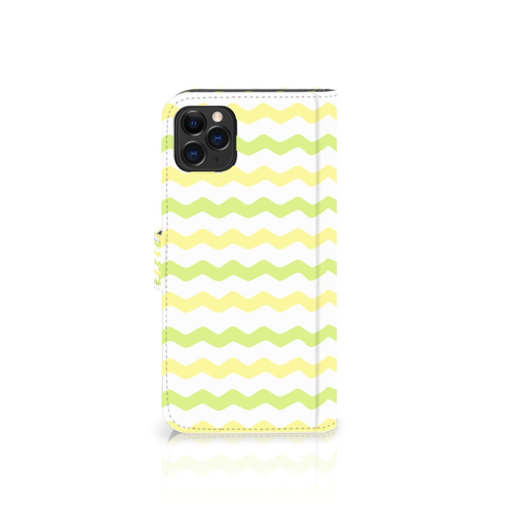 Apple iPhone 11 Pro Max Telefoon Hoesje Waves Yellow