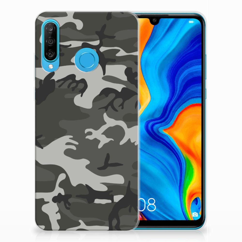 Huawei P30 Lite TPU bumper Army Light