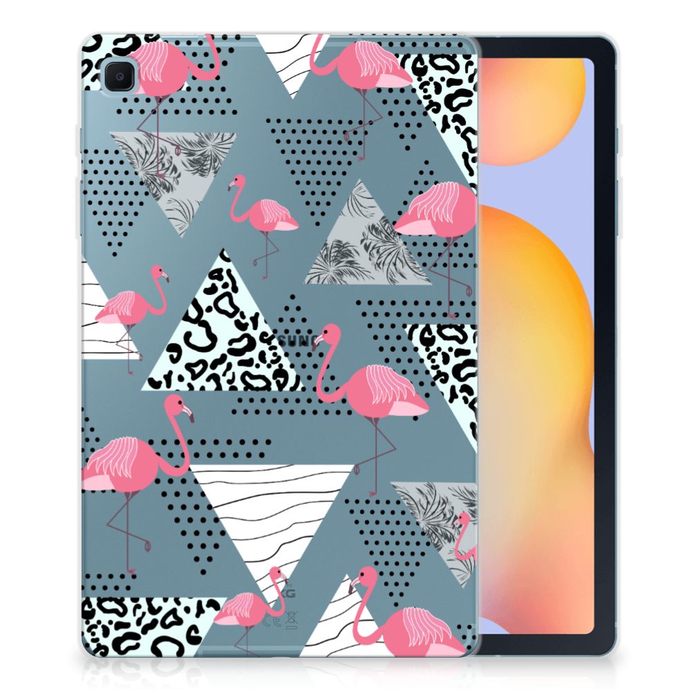 Samsung Galaxy Tab S6 Lite | S6 Lite (2022) Back Case Flamingo Triangle - B2C Telecom