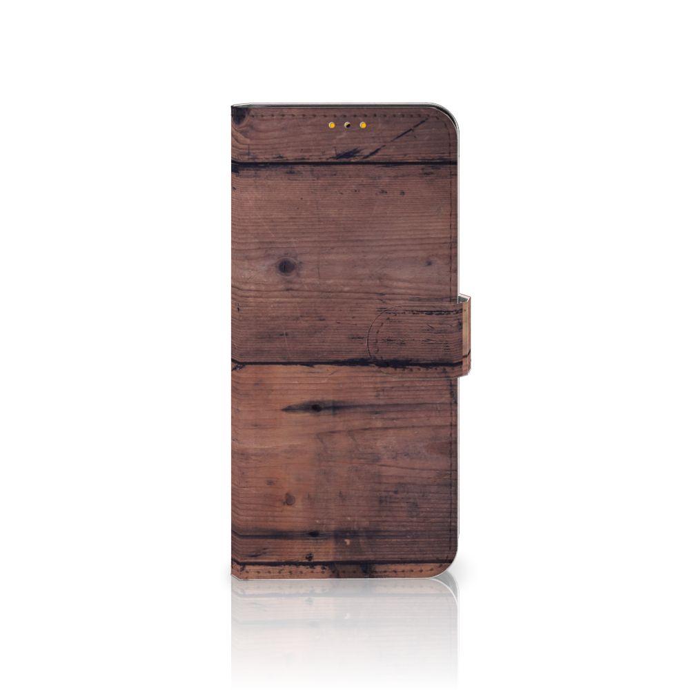 Samsung Galaxy M52 Book Style Case Old Wood