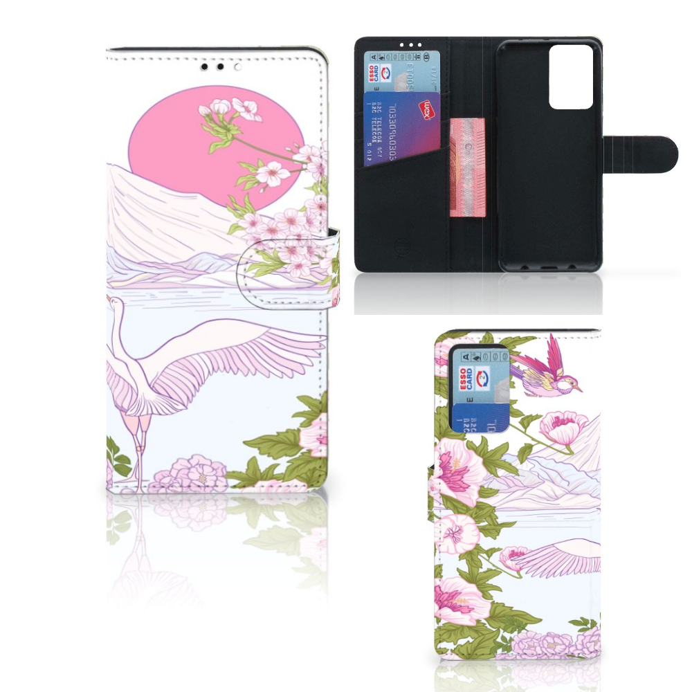 Xiaomi Redmi Note 10 Pro Telefoonhoesje met Pasjes Bird Standing