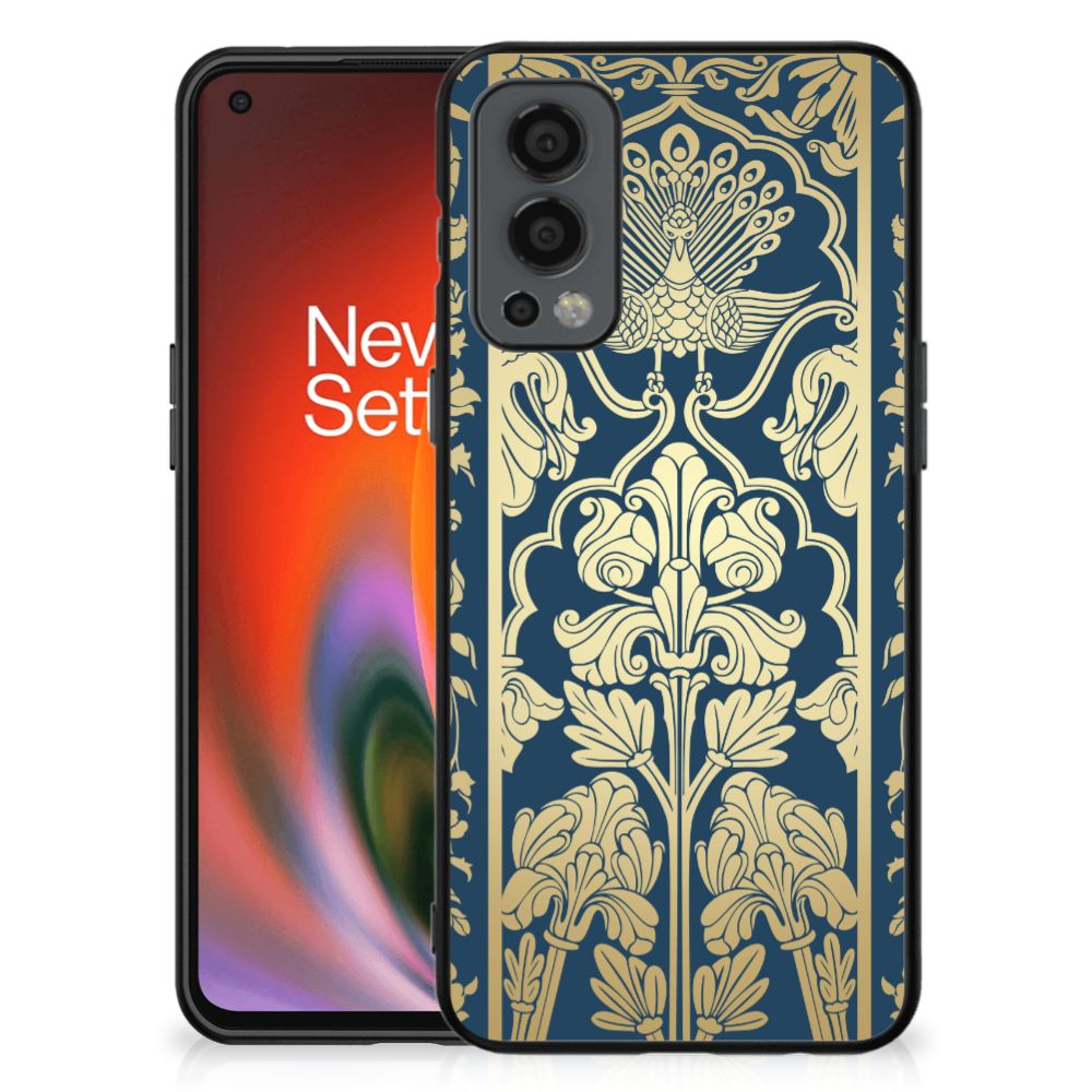 OnePlus Nord 2 Bloemen Hoesje Beige Flowers