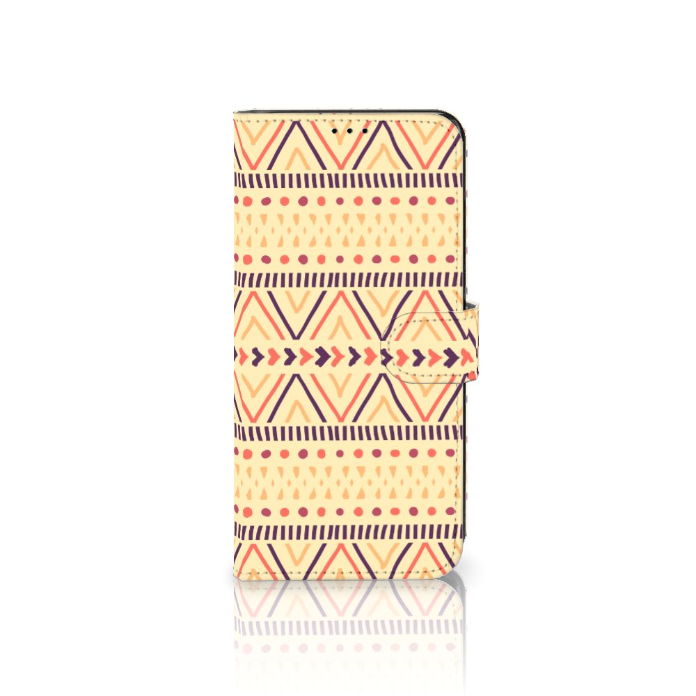 Motorola Edge 30 Pro Telefoon Hoesje Aztec Yellow