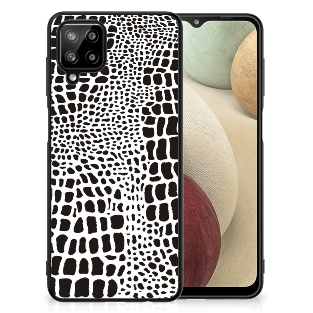 Samsung Galaxy A12 Dierenprint Telefoonhoesje Slangenprint