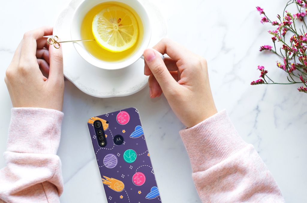 Motorola Moto G8 Power Lite Silicone Back Cover Space B2C Telecom