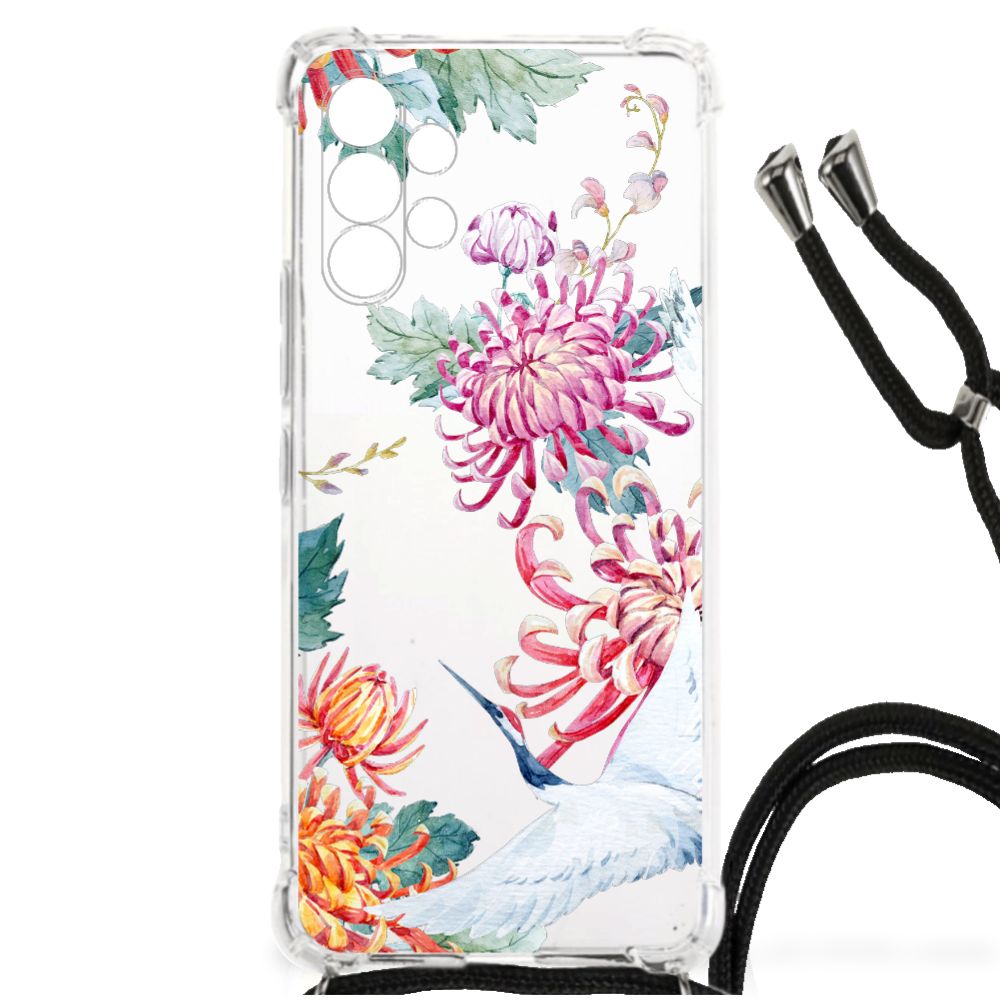 Samsung Galaxy A13 4G Case Anti-shock Bird Flowers B2C Telecom