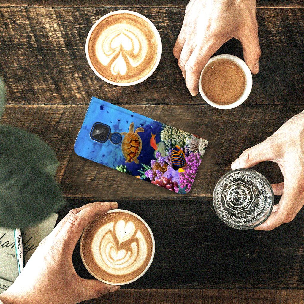 Motorola Moto G9 Play Hoesje maken Vissen - B2C Telecom