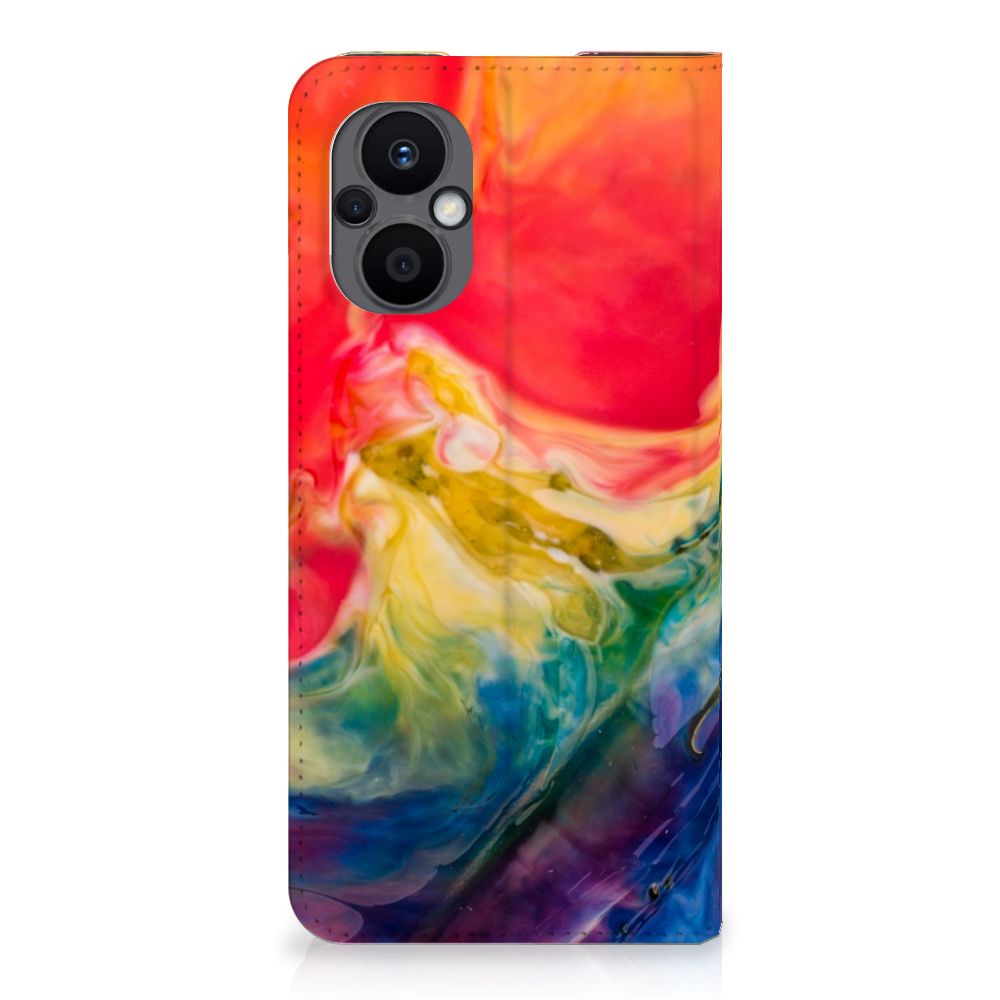 Bookcase OPPO Reno8 Lite Watercolor Dark - B2C Telecom