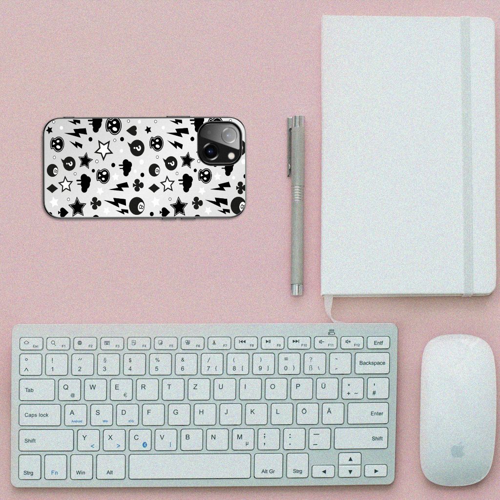 Telefoonhoesje Apple iPhone 13 Silver Punk B2C Telecom