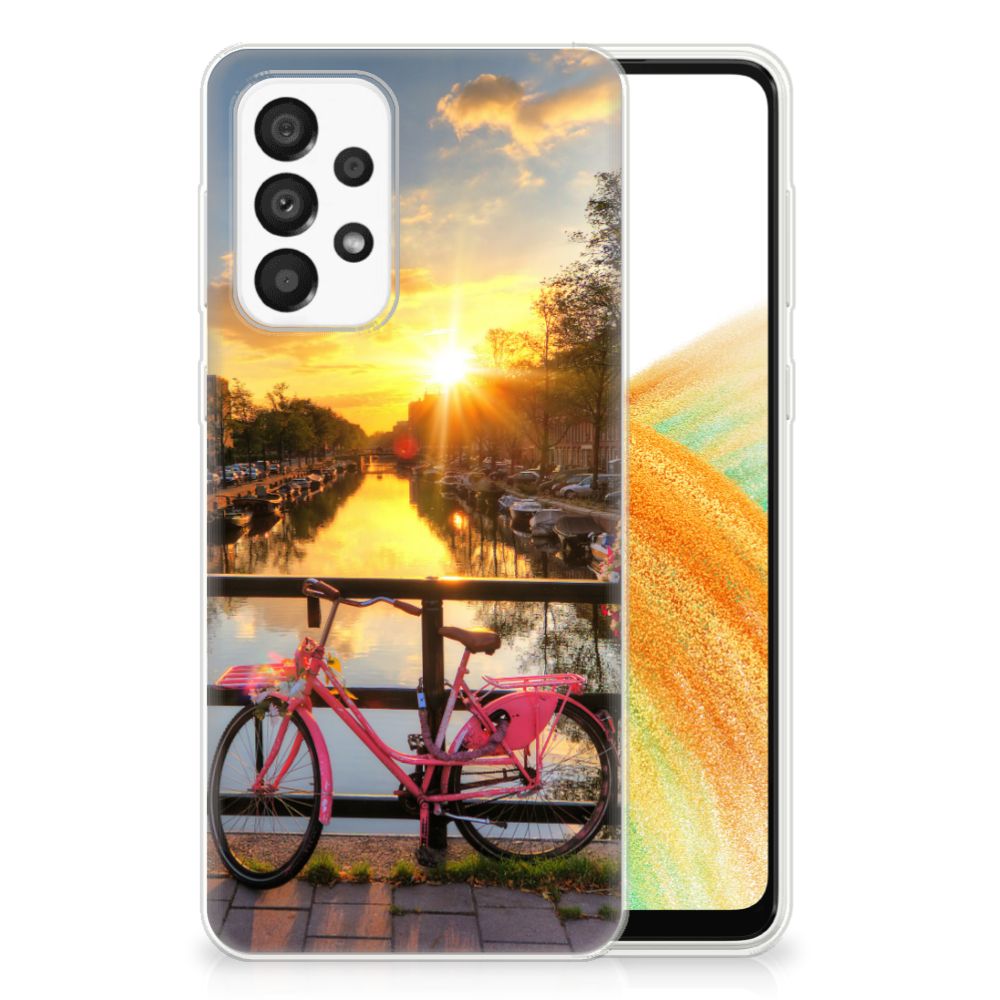 Samsung Galaxy A33 5G Siliconen Back Cover Amsterdamse Grachten