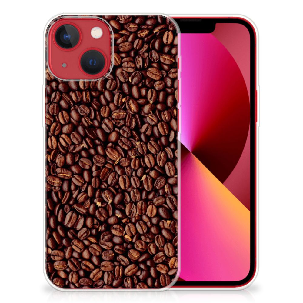Apple iPhone 13 Siliconen Case Koffiebonen B2C Telecom