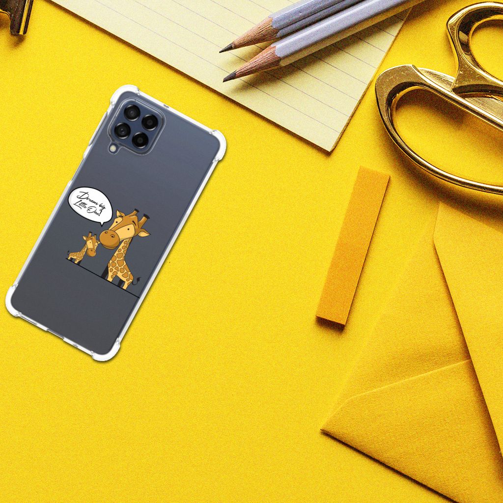 Samsung Galaxy M53 Stevig Bumper Hoesje Giraffe B2C Telecom
