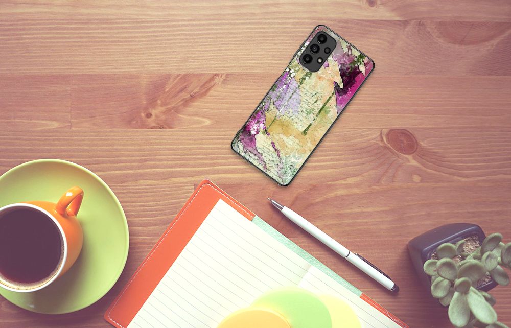 Kleurrijke Telefoonhoesje Samsung Galaxy A13 4G Letter Painting B2C Telecom