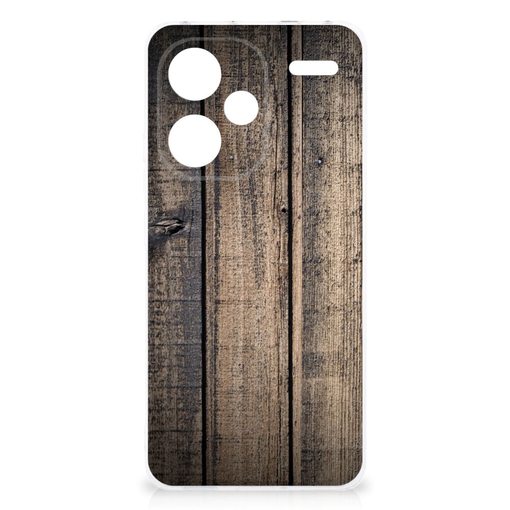 Xiaomi Redmi Note 13 Pro Plus Bumper Hoesje Steigerhout