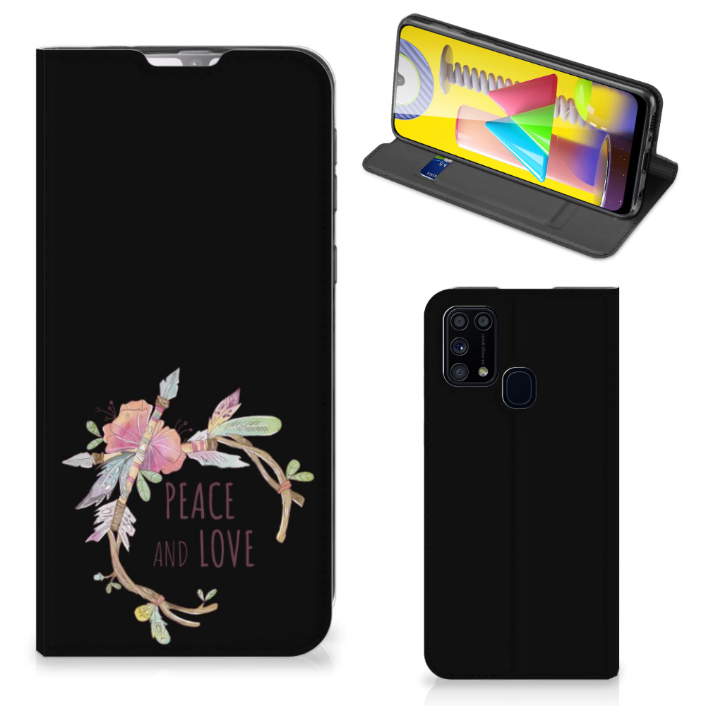 Samsung Galaxy M31 Magnet Case Boho Text - B2C Telecom