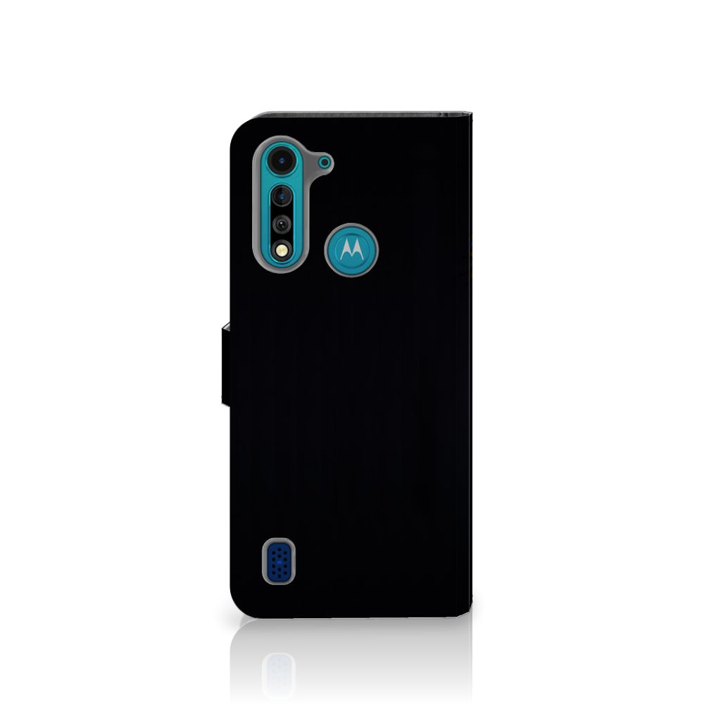 Motorola G8 Power Lite Telefoonhoesje met Pasjes Papegaai